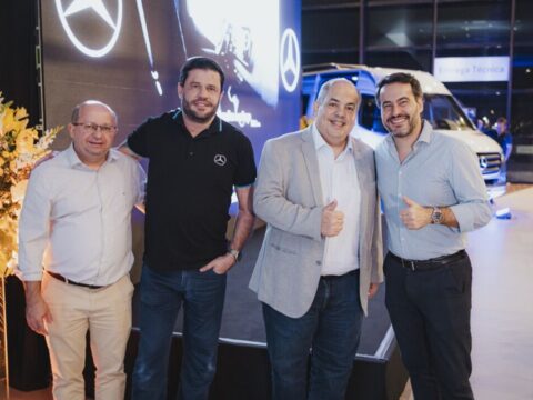 Lançamento Sprinter automática: Adriano Correa Bruno Carreira José Flávio Mascarenhas e Bruno Volpini