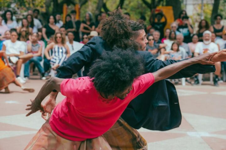 Camaleao Cred Maria Cheib 1 Camaleão Cred se apresentam em espetáculo de dança ao ar livre durante festival na Praça da Assembleia, em Belo Horizonte