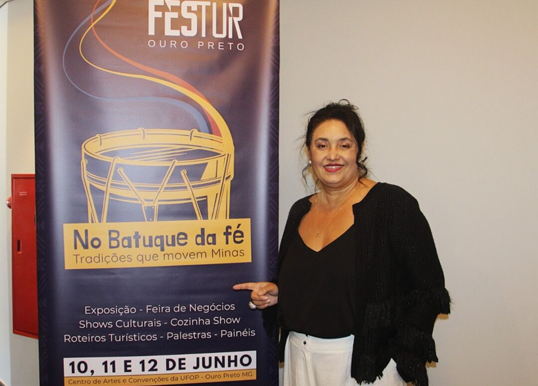 Cássia Neves organizadora do Festur Ouro Preto Foto Lydia Sucasas