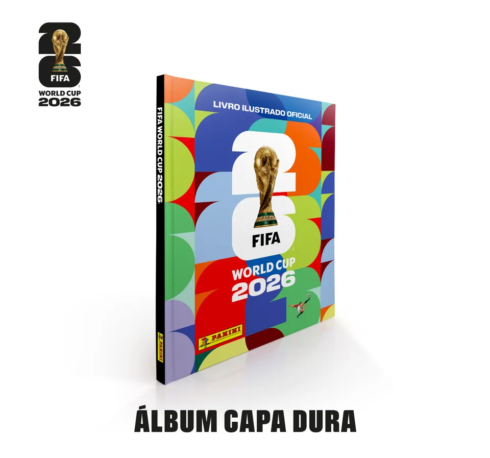 Álbum da Copa 2026 capa dura de p