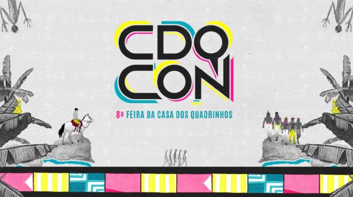 CDQCON reúne quadrinhos, animação e cultura pop no CCBB BH Arte gráfica da CDQCON exibe o nome do evento em letras coloridas sobre fundo cinza, com ilustrações ligadas ao universo dos quadrinhos e da cultura pop