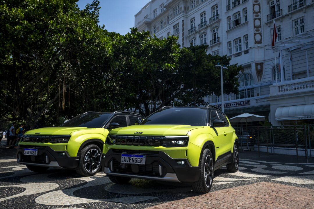 Novo Jeep Avenger exibido no Rio de Janeiro antes do lançamento oficial no Brasil