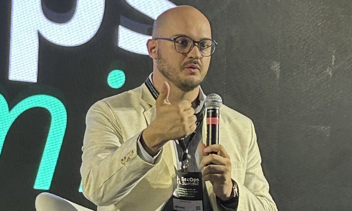 Organizador do evento, Bernardo Nery Créditos Divulgação BH OnChain Mercado cripto coloca Belo Horizonte no mapa global