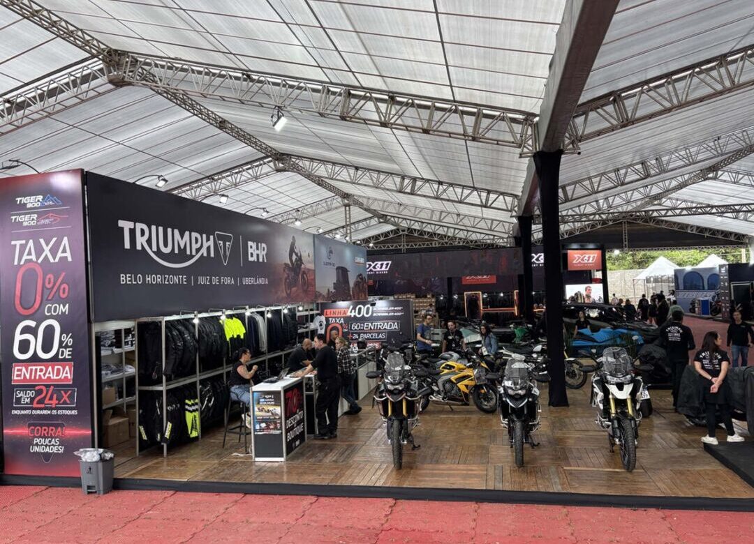 Concessionária Triumph leva lançamentos inéditos a festival