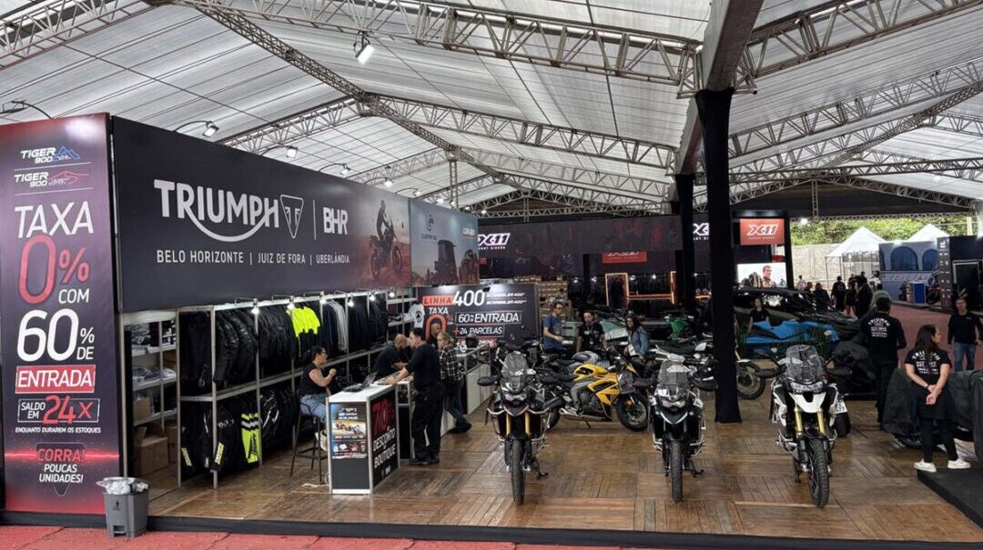 Concessionária Triumph leva lançamentos inéditos a festival
