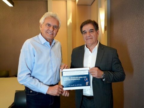 Ronaldo Caiado e Nadim Donato