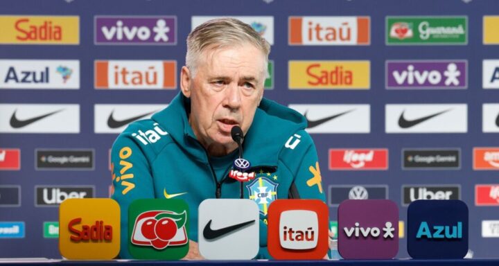 coletiva carlo ancelotti coletiva Seleção Brasileira