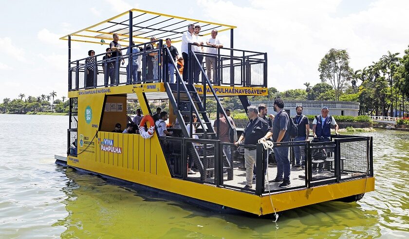 Passeio de barco na Pampulha deve se tornar atração turística permanente em BH
