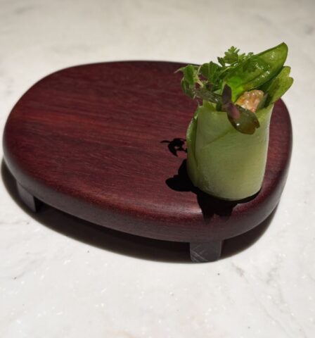 Chuchu ervas limão caviar