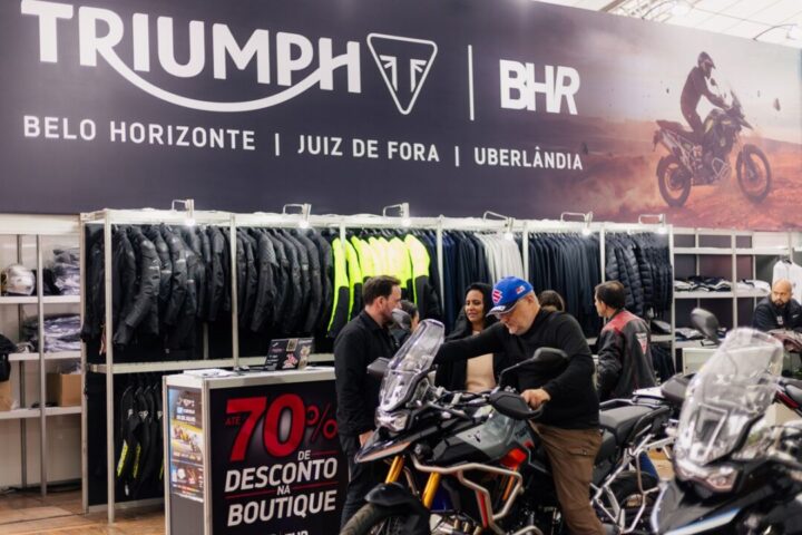 Triumph BHR transforma lançamentos em recorde de vendas no Bike Fest Tiradentes