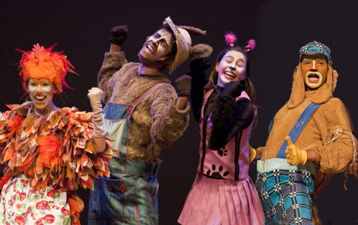 Os Saltimbancos encanta crianças nas férias em Belo Horizonte Elenco do espetáculo infantil "Os Saltimbancos" durante apresentação no Teatro Francisco Nunes, em Belo Horizonte, atração das férias escolares