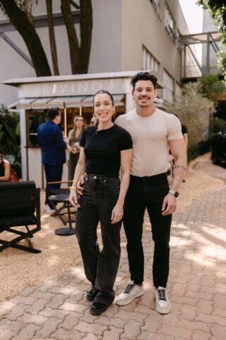 Alethéa Ruckert e Max Catolino no evento com a imprensa da Casacor Minas 2026