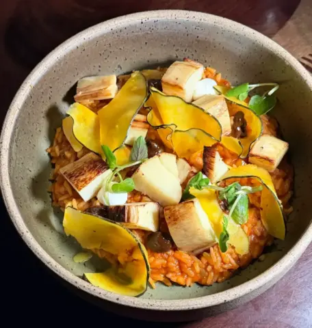 Arroz de Tomate Palmito e Abóbora