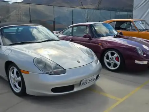 Encontro de carros cláasicos no Nascentes Vale dos Cristais