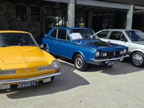 Encontro de carros cláasicos no Nascentes Vale dos Cristais