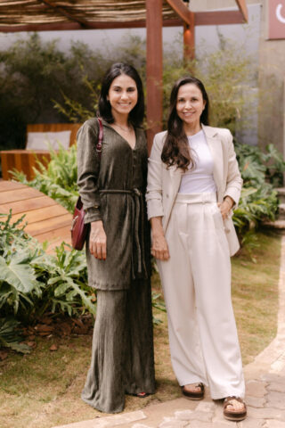 Fernanda Ferreira e Rafaele Drumond no evento com a imprensa da Casacor Minas 2026
