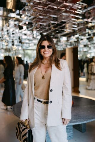Gláucia Brito no evento com a imprensa da Casacor Minas 2026