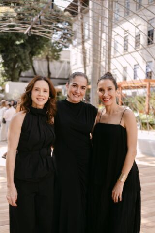 Mariana Queiróz Luana Caldeira e Patricia Naves no evento com a imprensa da Casacor Minas 2026