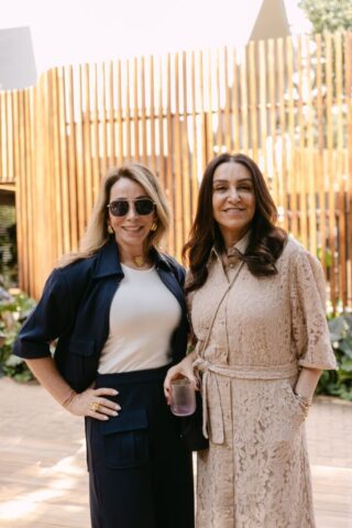 Nana Guimarães e Fabíola Constantino no evento com a imprensa da Casacor Minas 2026