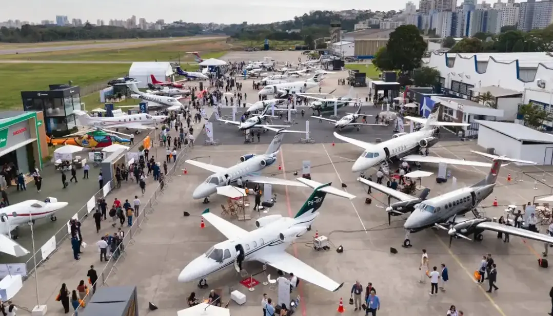 Feira de aviação de negócios registra aumento de público e confirma avanço do setor