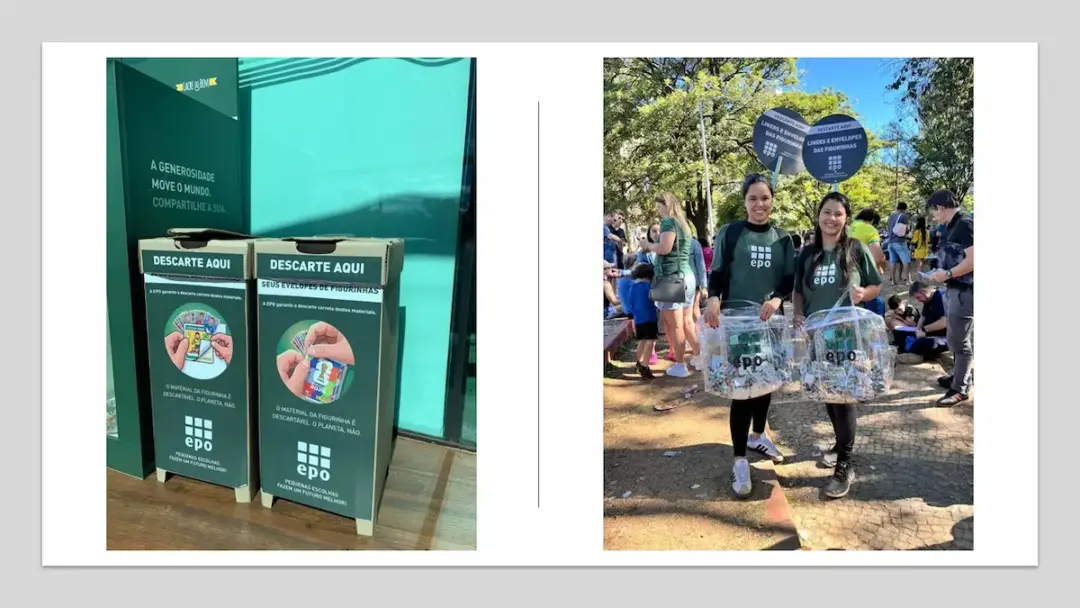 Figurinhas da Copa ajudam a transformar resíduos em solidariedade em BH