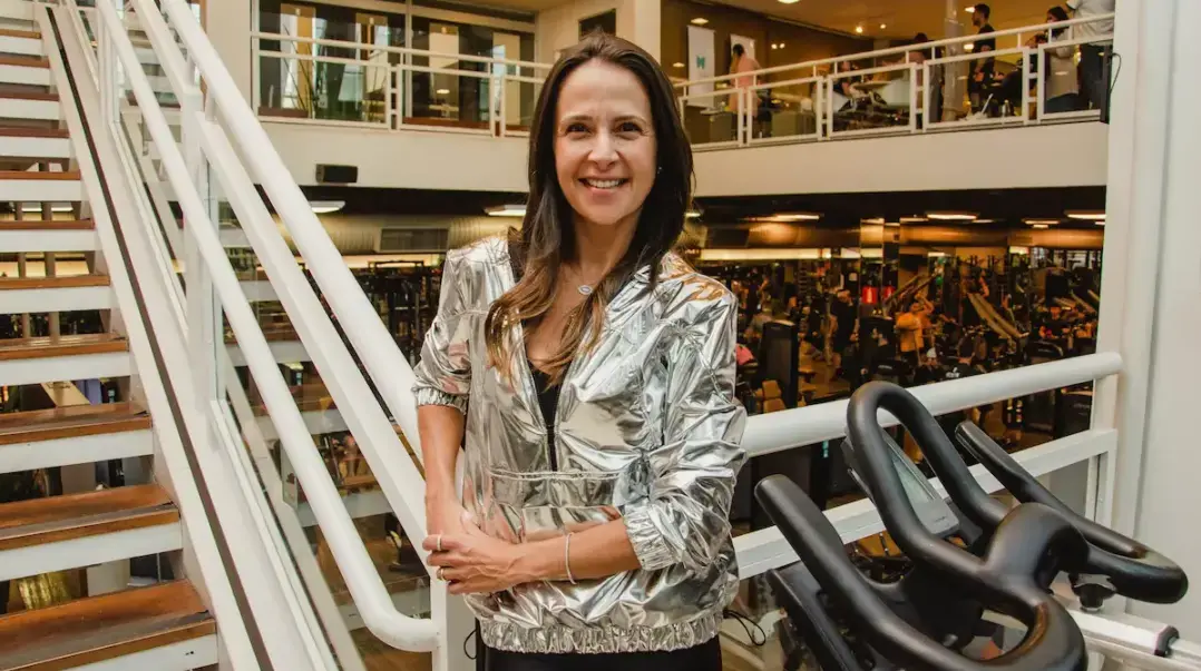 Empresária Ana Gutierrez em unidade da Bodytech em Belo Horizonte durante celebração dos 13 anos de atuação da rede no mercado fitness mineiro