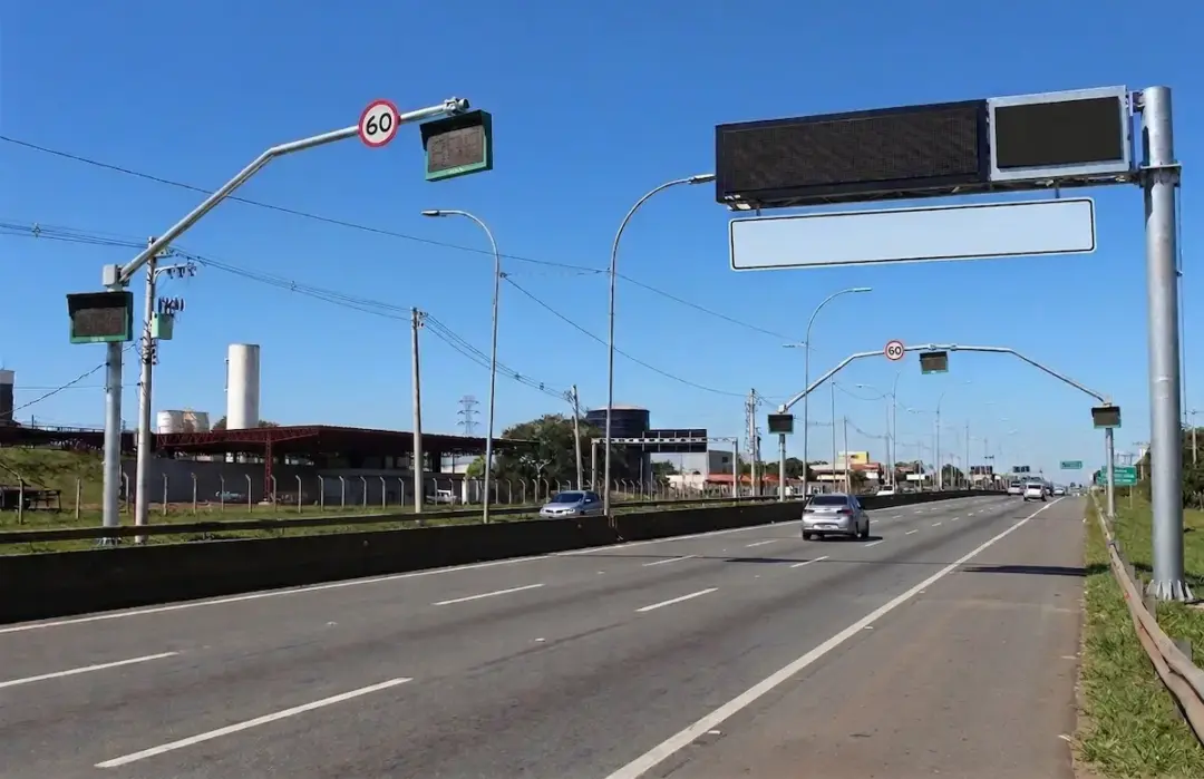 Minas testa radar que mede a velocidade média nas rodovias